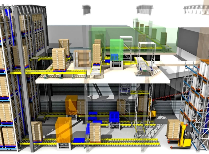 Warehouse facilities in 3D